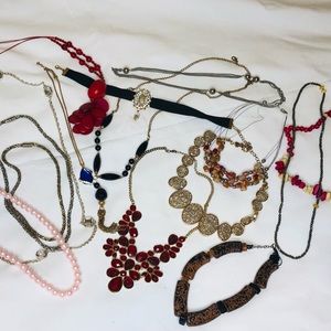 Lot of vintage costume jewelry